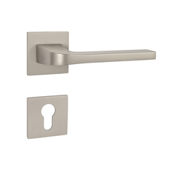 Kľučky na hranatých rozetách Strieborný Tupai