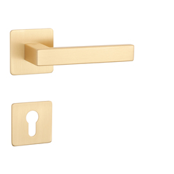 Kľučky na hranatých rozetách Zlatý STERK