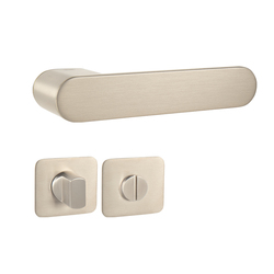 Kľučky na oválnych úzkych rozetách Strieborný Griffwerk