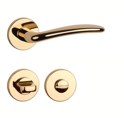 Kľučky na okrúhlych rozetách Zlatý APRILE