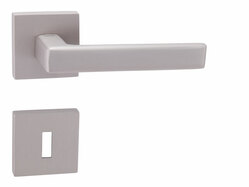 Kľučky na hranatých rozetách Strieborný Tupai