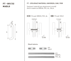 Madlá okrúhle priame Čierny FT
