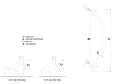 Madlá okrúhle vyosené Strieborný FT