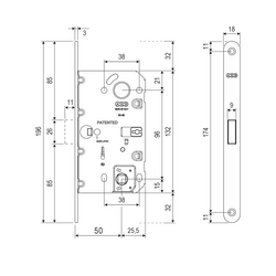 Magnetické zámky Čierny AGB