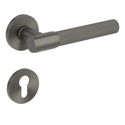 Kľučky na okrúhlych rozetách Sivý Griffwerk