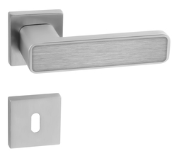 Kľučky na hranatých rozetách Strieborný FROSIO BORTOLO