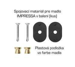 Madlá okrúhle priame Strieborný MPK