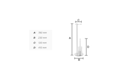 Stojanové držiaky do kúpeľne Strieborný SMEDBO