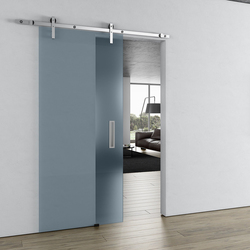 Sety - kolajnice a vozíky na posuvné sklenené dvere Strieborný JNF