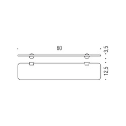 Poličky do kúpeľne Strieborný COLOMBO