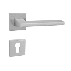 Kľučky na hranatých rozetách Strieborný FROSIO BORTOLO