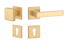 Kľučky na hranatých rozetách Zlatý APRILE