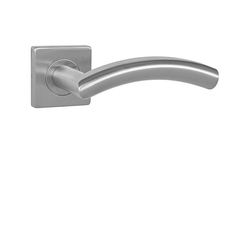 Kľučky na hranatých rozetách Strieborný MPK