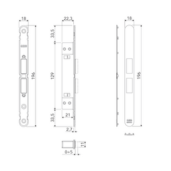 Magnetické zámky Sivý AGB