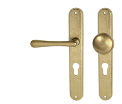 Kľučky na oválnych štítoch Zlatý NI