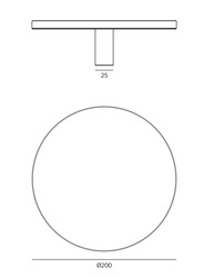 Madlá priame Strieborný JNF