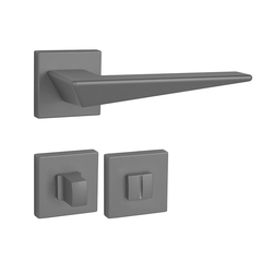 Kľučky na hranatých rozetách Sivý FROSIO BORTOLO