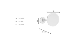 Kozmetické zrkadlá Čierny SMEDBO