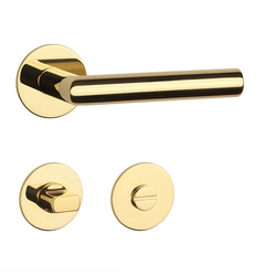 Kľučky na okrúhlych rozetách Zlatý STERK