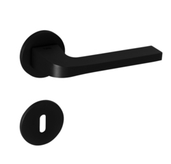 Kľučky na okrúhlych rozetách Čierny Tupai