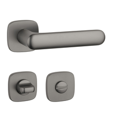 Kľučky na hranatých rozetách Sivý APRILE