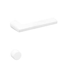 Minimalistické kľučky bez rozety na interiérové dvere Biely NUDA - VERUM ITALY