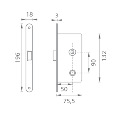 Klasické zámky Hnedý VR