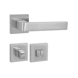 Kľučky na hranatých rozetách Strieborný FROSIO BORTOLO