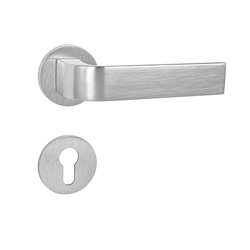 Kľučky na okrúhlych rozetách Strieborný Tupai