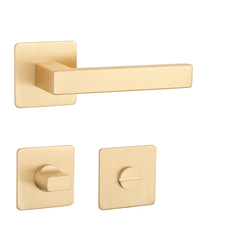 Kľučky na hranatých rozetách Zlatý STERK