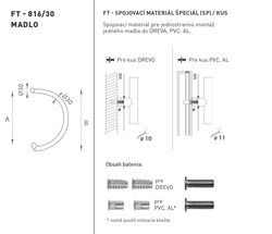 Madlá okrúhle vyosené Strieborný FT