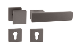 Kľučky na obdĺžnikových rozetách Sivý Tupai