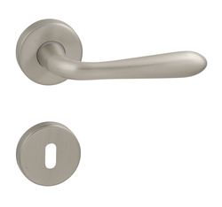 Kľučka na dvere GI - ORION - R NIM.LL - nikel matný (N02) | MP-KOVANIA.sk