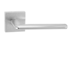 Kľučky na hranatých rozetách Strieborný Tupai