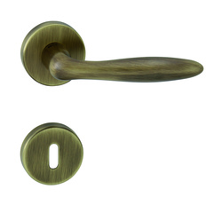 Kľučka na dvere TI - VERONA - R 1908 BRM.LL - bronz matný (07) | MP-KOVANIA.sk