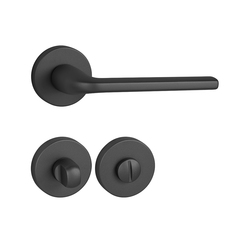 Kľučky na okrúhlych rozetách Čierny FROSIO BORTOLO