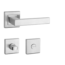 Kľučky na hranatých rozetách Strieborný STERK