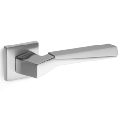 Kľučka na dvere ML - CUBIC - HR CHM - chróm matný (26D) | MP-KOVANIA.sk