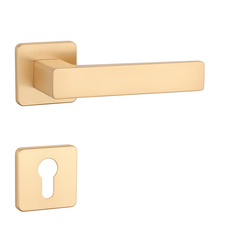 Kľučky na hranatých rozetách Zlatý APRILE