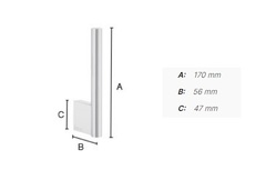 Držiaky toaletného papiera Strieborný SMEDBO