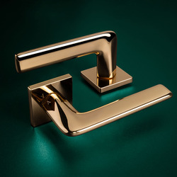 Kľučky na hranatých rozetách Zlatý APRILE