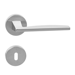 Kľučky na okrúhlych rozetách Strieborný FROSIO BORTOLO