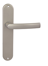 Kľučky na oválnych štítoch Strieborný BA