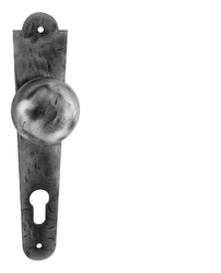 Kľučky  na bránu na rustikálnych štítoch Sivý LR