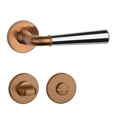 Kľučky na okrúhlych rozetách Kombinovaný APRILE