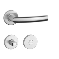 Kľučky na okrúhlych rozetách Strieborný STERK