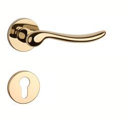 Kľučky na okrúhlych rozetách Zlatý APRILE