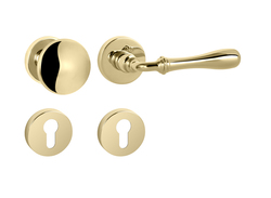 Kľučky na okrúhlych rozetách Zlatý FROSIO BORTOLO