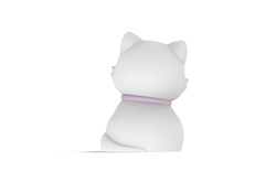 Nočné lampy Biely DHK