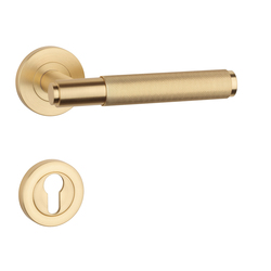 Kľučky na okrúhlych rozetách Zlatý STERK